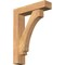Ekena Millwork Imperial Block Smooth Bracket w/ Offset Brace, Western Red Cedar, 5 1/2"W x 22"D x 30"H BKT0604X22X30IMP05SWR - alternate 1